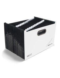 1622 archivador organizador Polipropileno (PP) Negro, Blanco