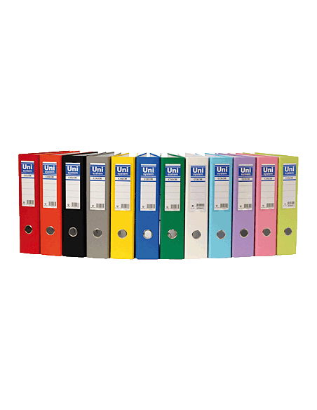 UNS ARCHIVADOR COLOR A4 70MM VE 92456