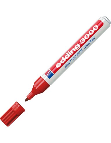 3000 marcador permanente Rojo 10 pieza(s)