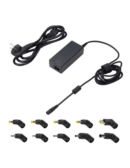 EW3968 adaptador e inversor de corriente Interior 655 W Negro