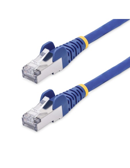 Cable de Red Ethernet CAT8 Azul de 1m - Snagless - sin Pestillo - 25G/40G - 2000MHz - PoE++ de 100W - 26AWG - S/FTP - Alivios de