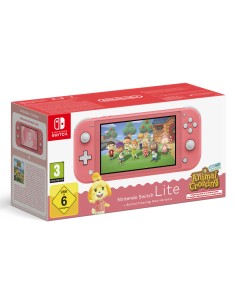 Switch Lite Animal Crossing videoconsola portátil 14 cm (5.5") 32 GB Pantalla táctil Wifi Coral