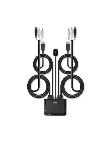 42344 interruptor KVM Montaje en rack Negro