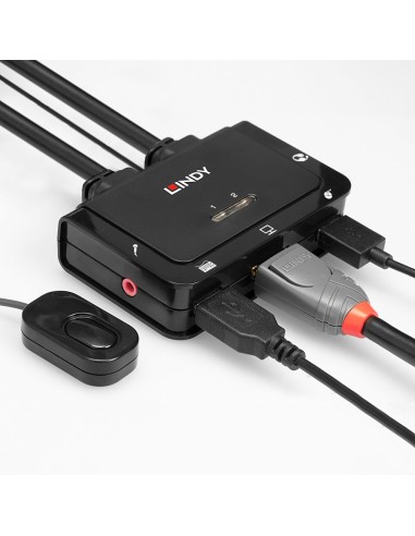 42344 interruptor KVM Montaje en rack Negro