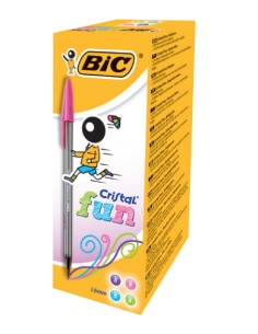 Cristal Fun Rosa Bolígrafo 20 pieza(s)