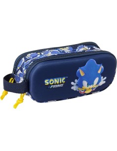 PORTATODO DOBLE 3D SONIC CITY 21x8x6cm