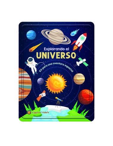 Explorando el Universo LataStickers brillan oscuridad