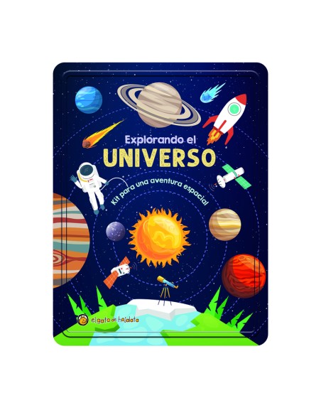 Explorando el Universo LataStickers brillan oscuridad