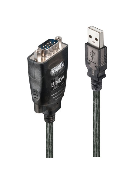 42686 cable de serie Negro 1,1 m USB tipo A DB-9