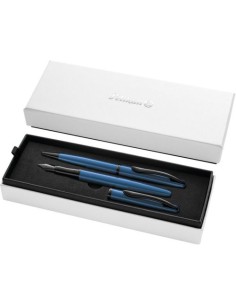 Set boligrafo estilografica jazz noble aguamarina