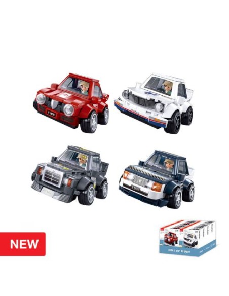 EXP 8 COCHE DE CARRERAS 156 PIEZAS 4 MODELOS MCAR SLUBAN