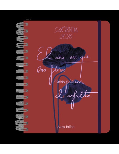 Agenda anual diaria 2026 Sara Buho