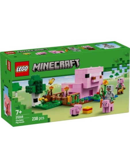 LA CASA CERDO BEBE LEGO MINECRAFT