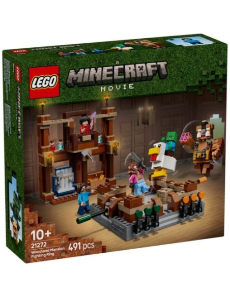 EL RING DE COMBATE DE LA MANSION DEL BOSQUE LEGO MINECRAFT