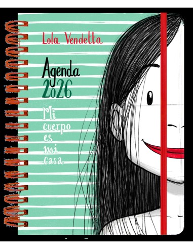 Agenda anual semanal 2026 Lola Vendetta