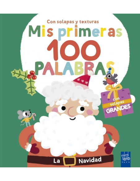 Mis primeras 100 palabras con texturas La Navidad