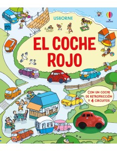 EL COCHE ROJO JUGUETE CON CUERDA