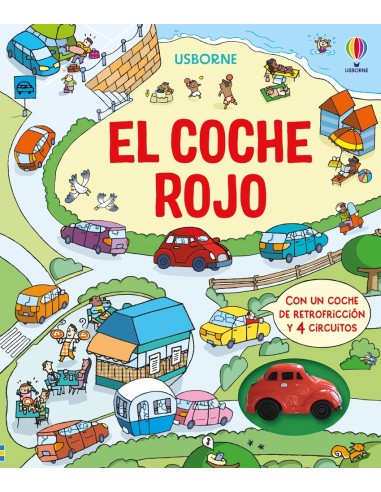 EL COCHE ROJO JUGUETE CON CUERDA