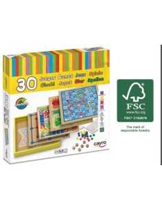 30 JUEGOS DE MADERAS FSC