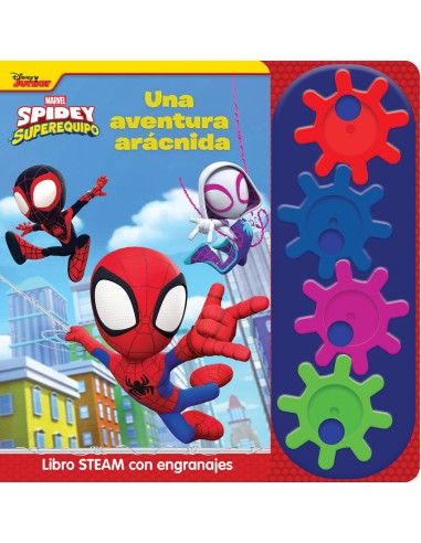 UNA AVENTURA ARACNIDA LIBRO STEAM CON ENGRANAJES SPIDEY