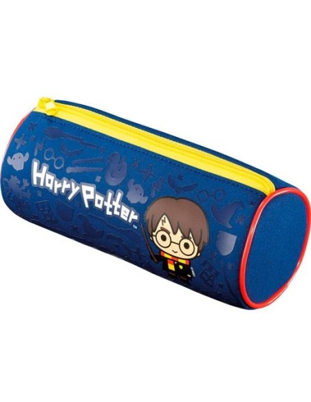 MAPED ESTUCHE PORTATODO HARRY POTTER KIDS TUBO C/CREMALLERA NEOPRENO AZUL