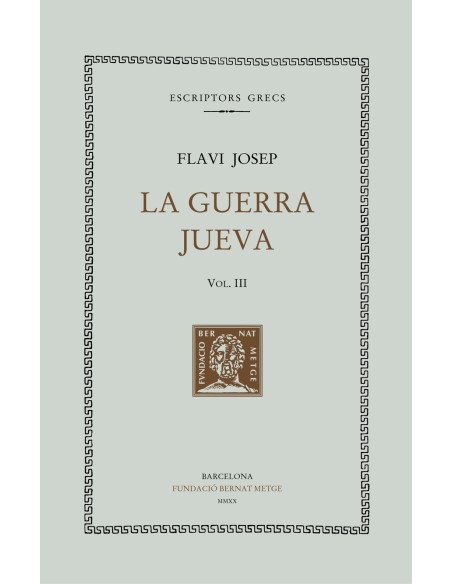 La guerra jueva vol III llibres IV V