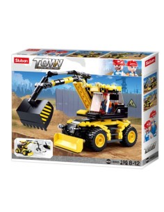 TOWN MAQUINA CONSTRUCCION 2 EN 1 196 PIEZAS