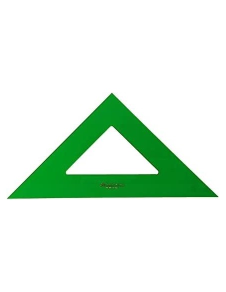 FABER - CASTELL ESCUADRA SIN GRADUAR 42CM VERDE