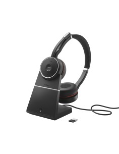 Evolve 75 SE Auriculares Inalámbrico y alámbrico Diadema Llamadas/Música Bluetooth Base de carga Negro