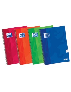 100430151 cuaderno y block 80 hojas Colores surtidos Pack 5 Unid