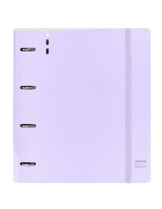 CARPEBLOC PP FOAM 4 ANILLAS 35MM MALVA CON RECAMBIO