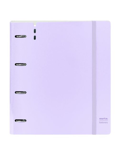 CARPEBLOC PP FOAM 4 ANILLAS 35MM MALVA CON RECAMBIO