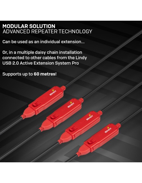42783 hub de interfaz 480 Mbit/s Negro