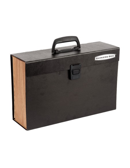 Maletín Clasificador Acordeón Bankers Box (Negro)