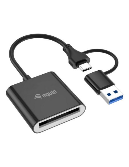 245461 lector de tarjeta USB 3.2 Gen 2 (3.1 Gen 2) Type-C Negro