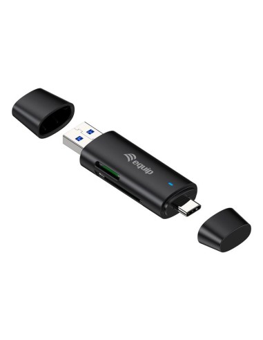 245462 lector de tarjeta USB 3.2 Gen 1 (3.1 Gen 1) Type-A/Type-C Negro