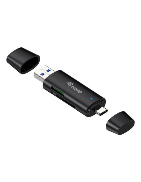 245462 lector de tarjeta USB 3.2 Gen 1 (3.1 Gen 1) Type-A/Type-C Negro