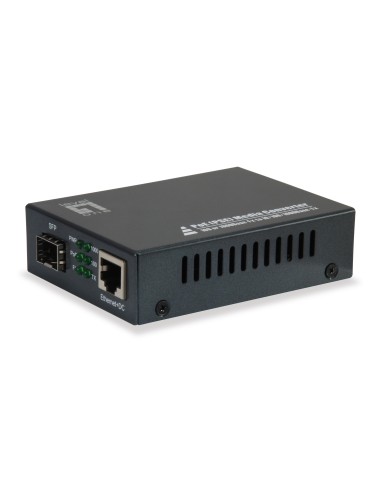GVT-2012 convertidor de medio 1000 Mbit/s Negro