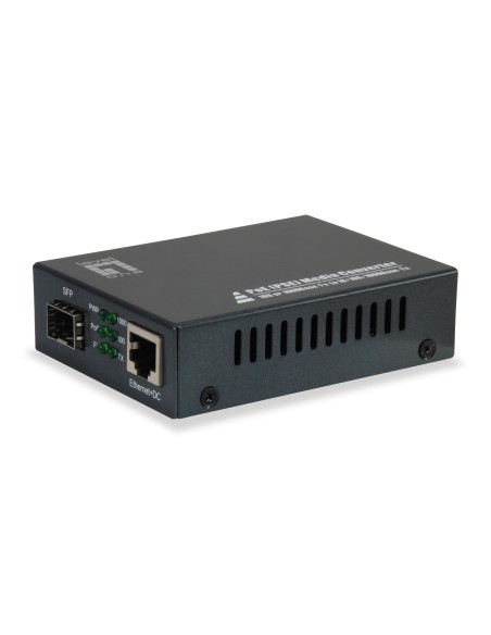 GVT-2012 convertidor de medio 1000 Mbit/s Negro