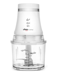 70506147 picadora eléctrica de alimentos 0,5 L 400 W Transparente, Blanco