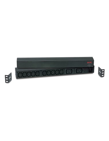 RACK PDU BASIC 1 U 16A 230V unidad de distribución de energía (PDU) 12 salidas AC 0U/1U Negro