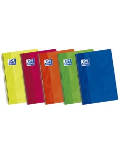 100430171 cuaderno y block 80 hojas Colores surtidos
