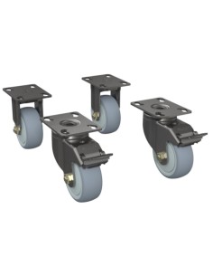 CS-RAC-WHEEL accesorio de bastidor Ruedas giratorias