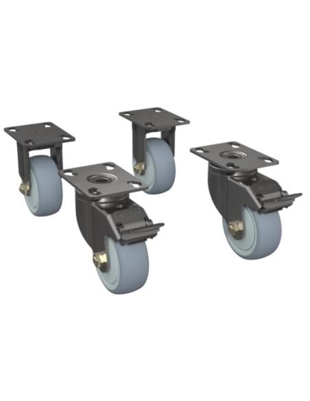 CS-RAC-WHEEL accesorio de bastidor Ruedas giratorias