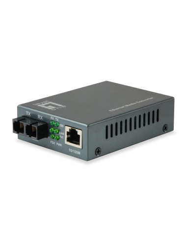 FVT-1104 convertidor de medio 100 Mbit/s 1310 nm Monomodo Negro