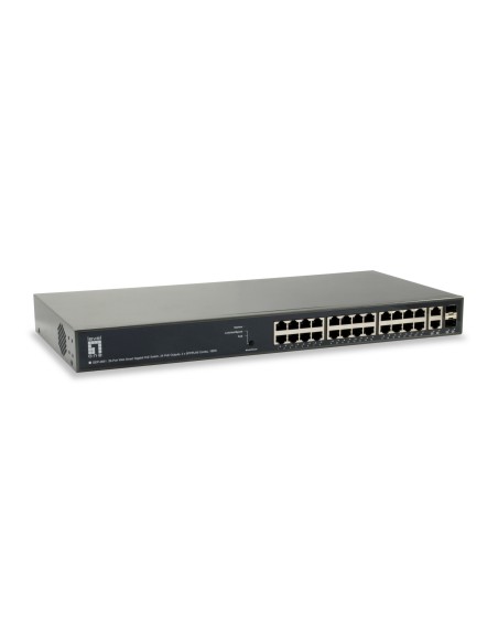 GEP-2651 switch Gestionado L3 Gigabit Ethernet (10/100/1000) Energía sobre Ethernet (PoE) Negro