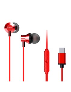 ESTM-50USB-C Auriculares Alámbrico Dentro de oído Llamadas/Música USB Tipo C Rojo