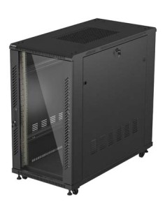 FF01-6222-12B armario rack 22U Rack o bastidor independiente Negro