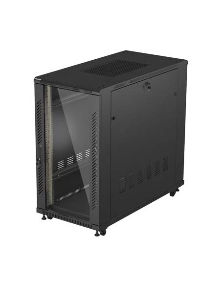 FF01-6222-12B armario rack 22U Rack o bastidor independiente Negro