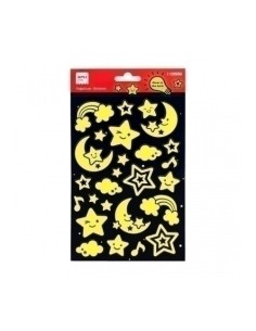 STICKERS APLI (18559) Bl.1h. ESTRELLA&LU - Pack de 5 unidades